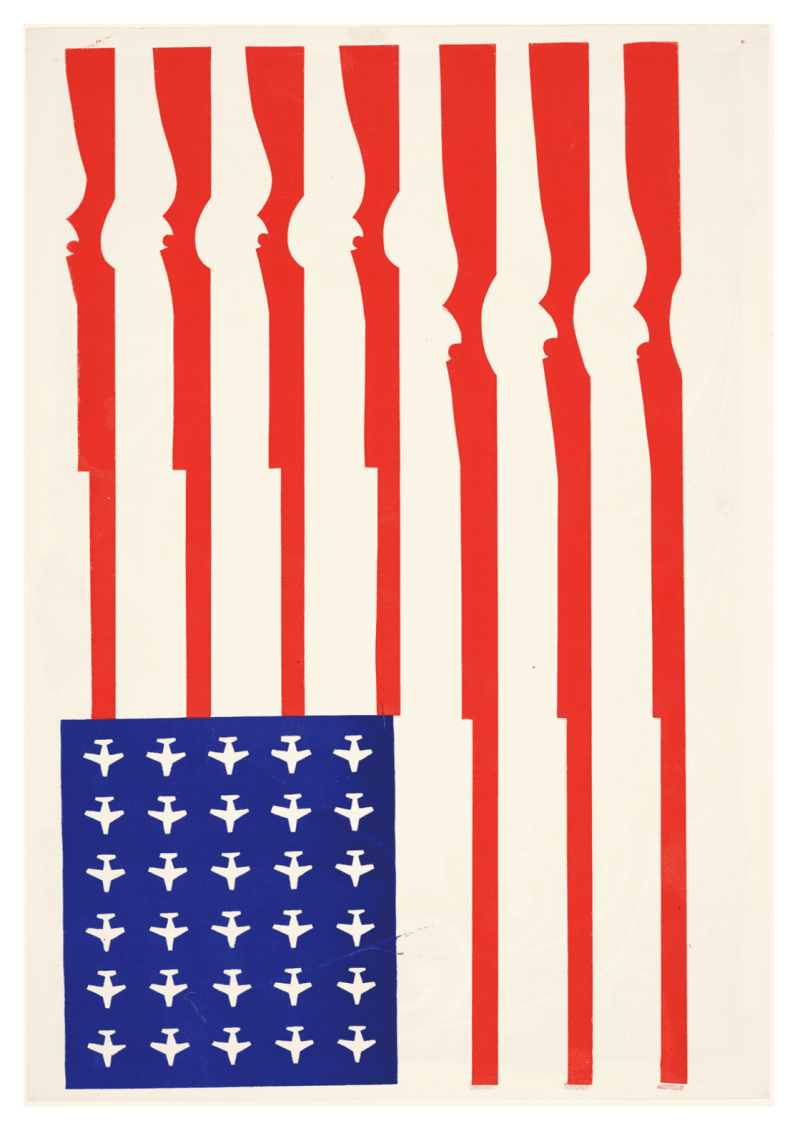 Rifles and Planes-US Flag